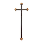 Croce monumentale in ottone, 43 x 16 cm